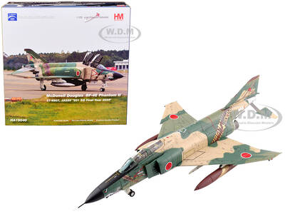 McDonnell Douglas RF-4E Phantom II Fighter Aircraft 57-6907 JASDF 501 SQ Final Year 2020 Air Power Series 1/72 Diecast Mo...