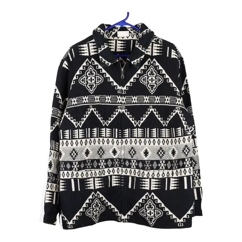 Fashion Bug Jacket - Large Navy Cotton