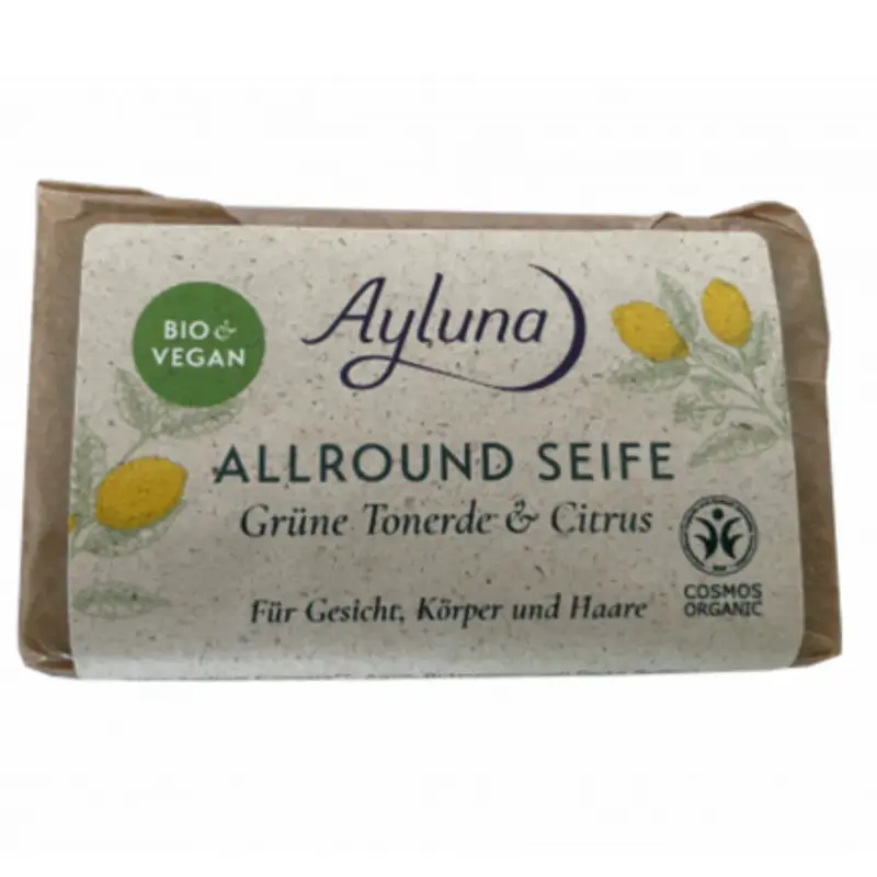 Ayluna Green Clay and Citrus Soap 100 g
