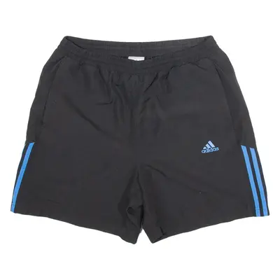 ADIDAS Mesh Lined Mens Swimming Shorts Black L W34