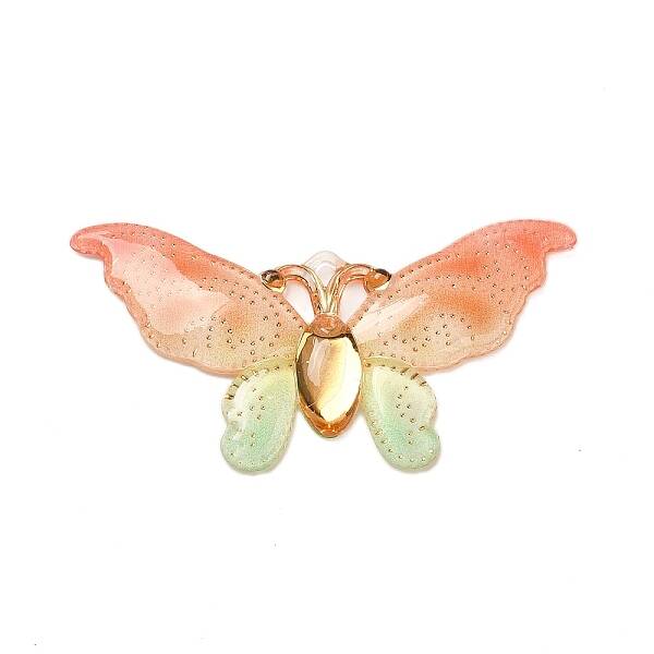 Gradient Color Resin Pendants