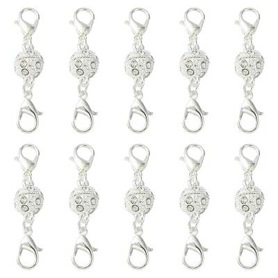 Alloy Crystal Rhinestone Magnetic Clasps