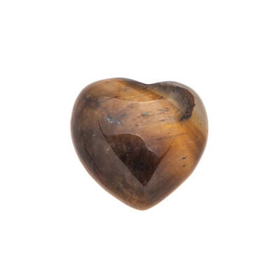 Natural Tiger Eye Heart Sculpture Display Decorations