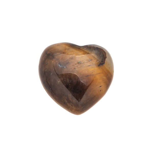 Natural Tiger Eye Heart Sculpture Display Decorations
