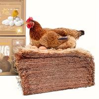 [5pcs Moisture-Proof Coir Nesting Pads] 5pcs Coir Fiber Nesting Pads for Chickens - Moisture-Proof & Thermal Insulating, Easy...