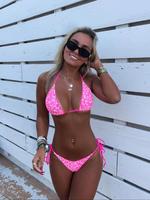 Two-piece Set Women's Leopard Print Bikini Set, Casual Fashion Chic Swimsuit Set, Ladies Swimwear for Beach Holiday Vacation,...