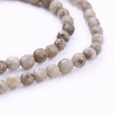 Natural Silver Leaf Jasper Beads Strands