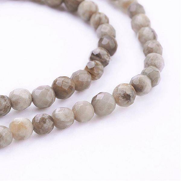 Natural Silver Leaf Jasper Beads Strands