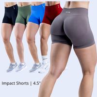DFYNE Impact Shorts |     Stretch with Subtle Glute Contour Gym and Yoga Wear, Medium Support, Fitted Design Activewear Leggi...
