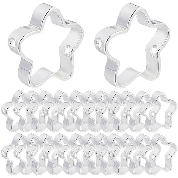 100Pcs Rack Plating Brass Bead Frames