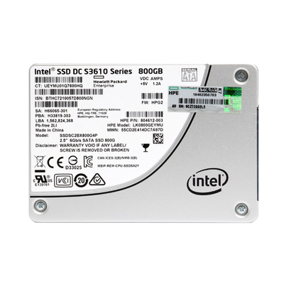 HP LK0800GEYMU | 800GB Multi-Level Cell SATA 6Gb/s Hot Swappable Mixed Use-2 SFF 2.5-Inch Solid State Drive for ProLiant Serv...