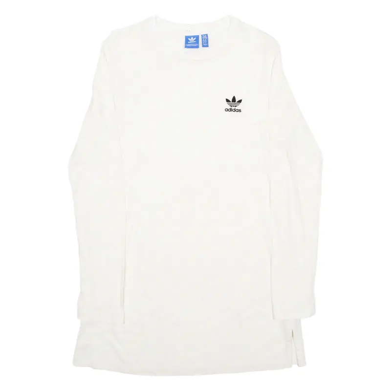 ADIDAS Womens T-Shirt Yellow Long Sleeve UK 14