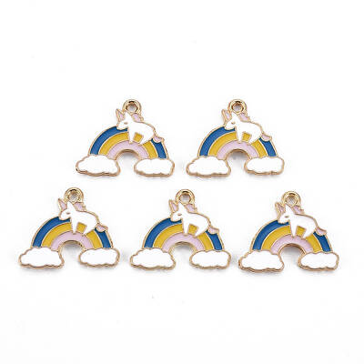 Alloy Enamel Pendants