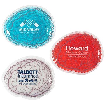 100 Customized Brain Hot Cold Pack - Microwaveable & FDA Certified