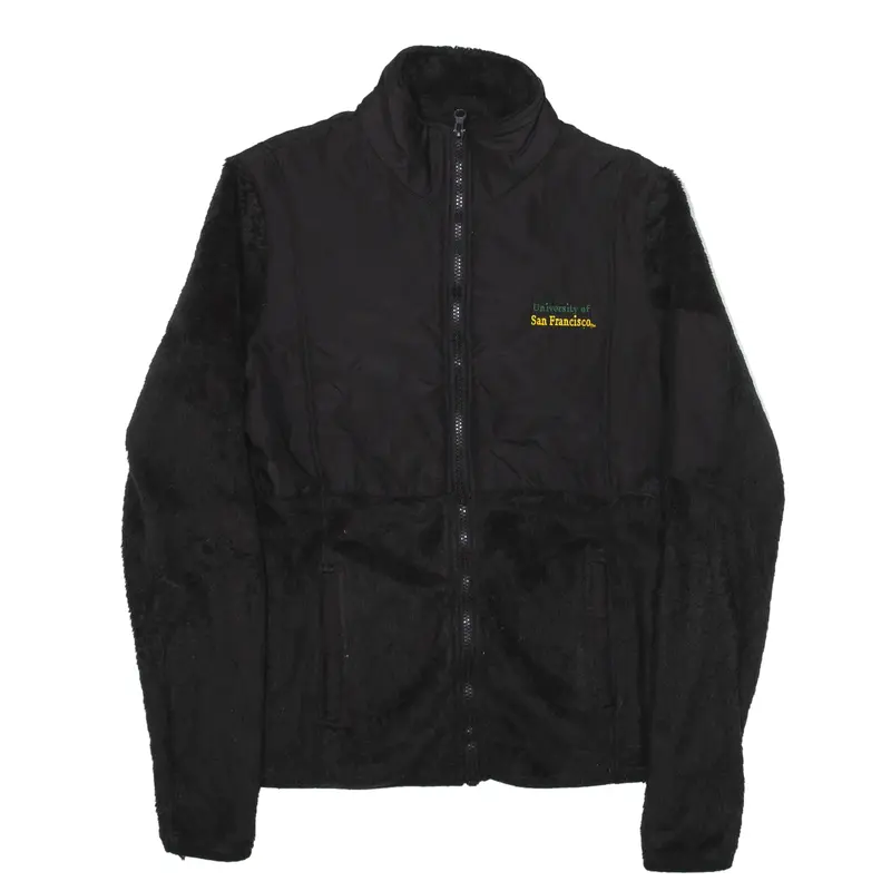 CHAMPION University Of San Francisco USA Fleece Jacket Black Womens M