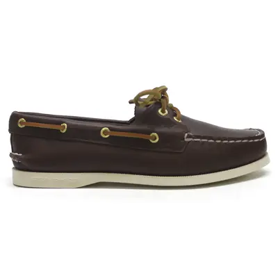 Sperry Authentic Original 2-Eye Leather Women's Boat Shoes - Classic Brown - Size:US 9.5 Women