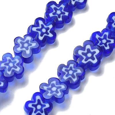Handmade Millefiori Lampwork Beads Strands