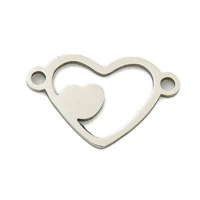 Non-Tarnish 201 Stainless Steel Connector Charms