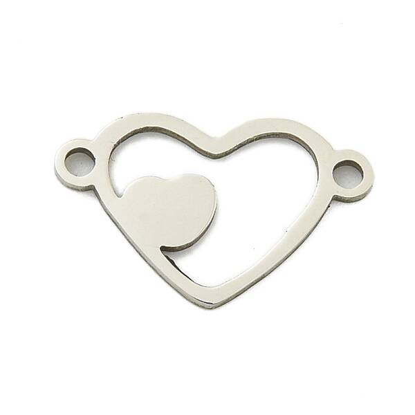 Non-Tarnish 201 Stainless Steel Connector Charms