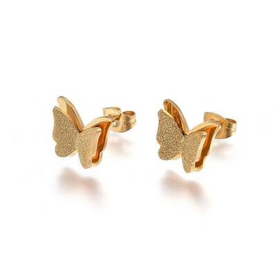 304 Stainless Steel Stud Earrings