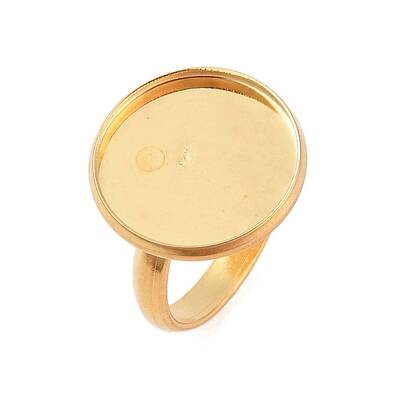 Adjustable 304 Stainless Steel Finger Rings Components