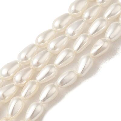 Electroplate Shell Pearl Beads Strands