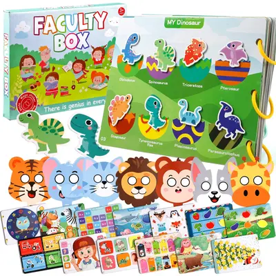 Busy Book for Toddlers Ages 3 and Up - Pre K Preschool Learning Activities - Autism Sensory Toys Educational Toys for Kids Ag...