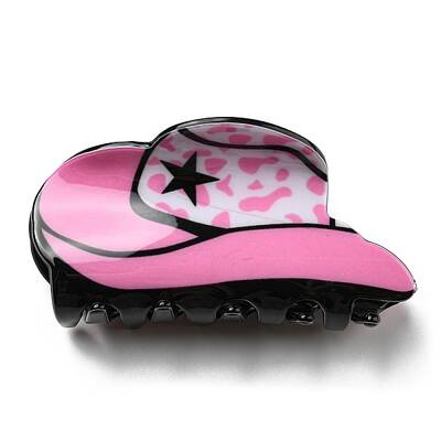 Hat PVC Claw Hair Clips