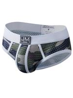 Men's Regular Fit Colorblock Camo Print Mesh Briefs, Breathable Comfy Soft Underpants for Daily Wear,  Underwear for Men, Men...