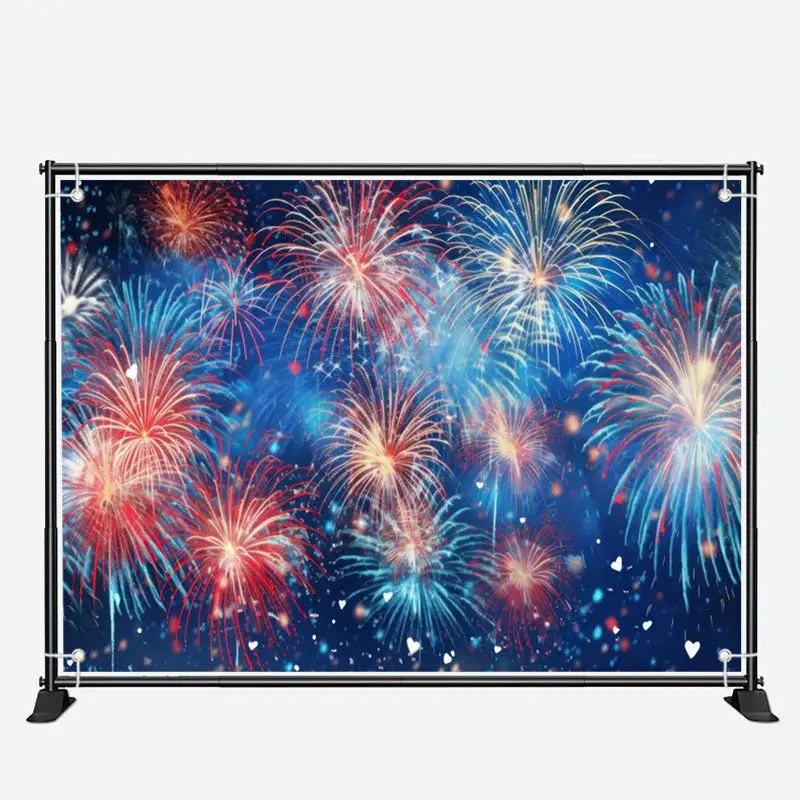 Colorful Sparkle Night Bokeh Happy New Year Backdrop - Aperturee