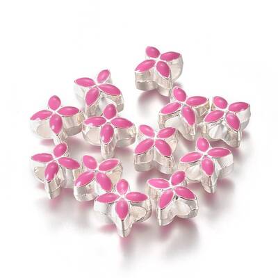 Alloy Enamel European Beads