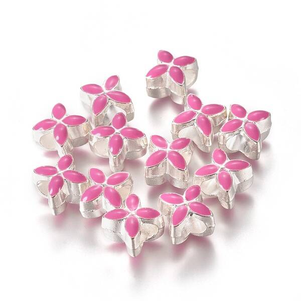 Alloy Enamel European Beads