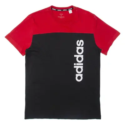 ADIDAS Mens T-Shirt Black M