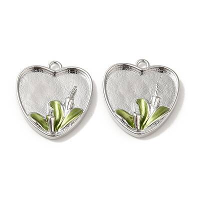 Brass Enamel Pendants