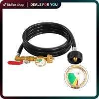 3FT Propane Refill Adapter Hose for 1 lb. Tanks - Refillable Propane Cylinder, Compatible with 1 lb. Propane Tank