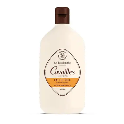 Cavaillès Shower Gel - Milk and Honey - Sensitive Skin 400 ml