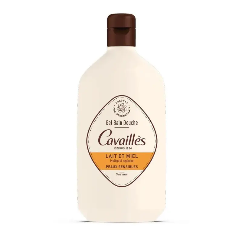 Cavaillès Shower Gel - Milk and Honey - Sensitive Skin 400 ml