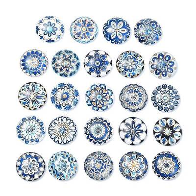 24Pcs Glass Cabochons