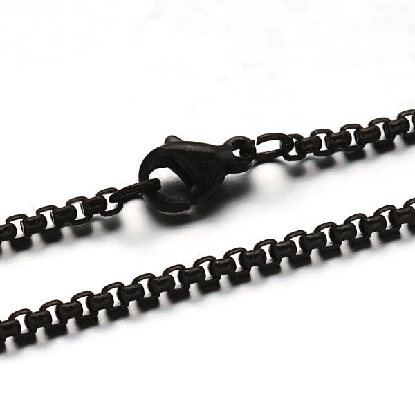 304 Stainless Steel Box Chain  Necklaces