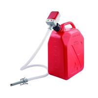 AA Batteries Required Automobile Nozzle Fuel Pump with Pipe, Small Portable Fuel Pump for Automobiles, Motorcycles, Lawn Mowe...
