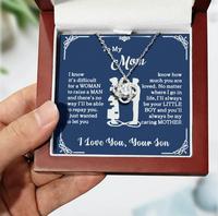 A card box gift expressing love, a fashionable short decorative collarbone chain necklace, 2025 Deals, bringing some surprise...