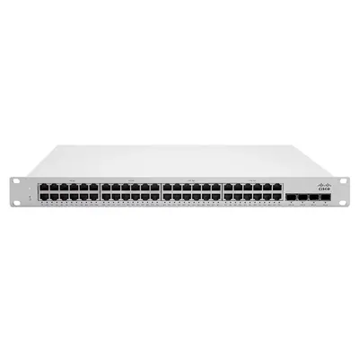 Cisco MS320-48LP-HW | Meraki MS320 Series MS320-24LP 48 x RJ-45 Ports PoE 10/100/1000Base-T + 4 x SFP+ Ports Layer 3 Managed ...