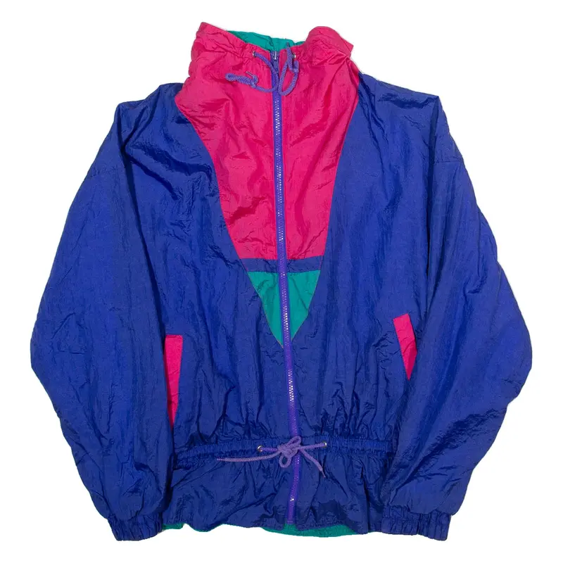 CASUAL Mens Shell Jacket Blue Nylon M