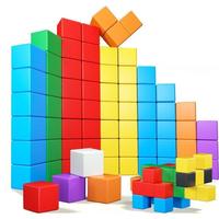 Spring Summer  GIft 32PCS Magnetic Building Blocks, Magnet Cubes Toys  Educational Sensory Montessori Toys, Perfect for both ...