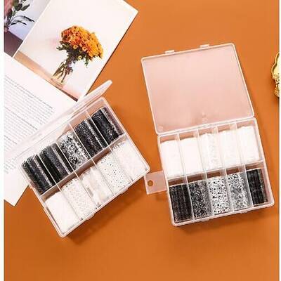 10Rolls 2 Colors Nail Art Transfer Stickers