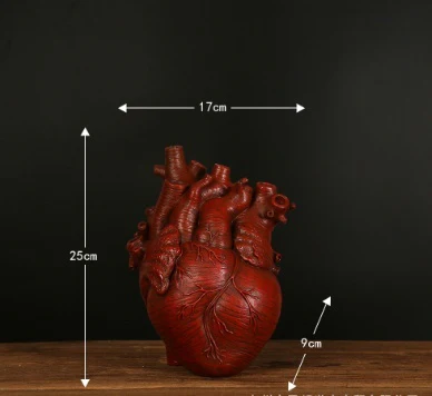 Shape Flower Vase Nordic Style Flower Pot Art Vases Sculpture Desktop Plant Pot For Home Decor Ornament Gifts | Color: Red | ...