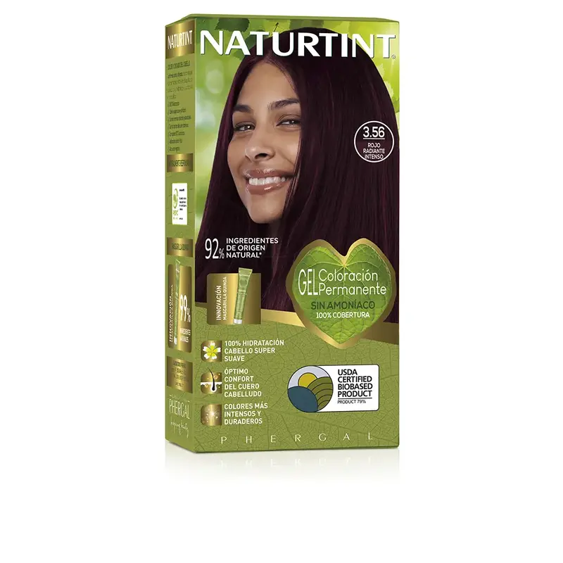 Hair Dye Naturtint 3.56n Intense Radiant Red