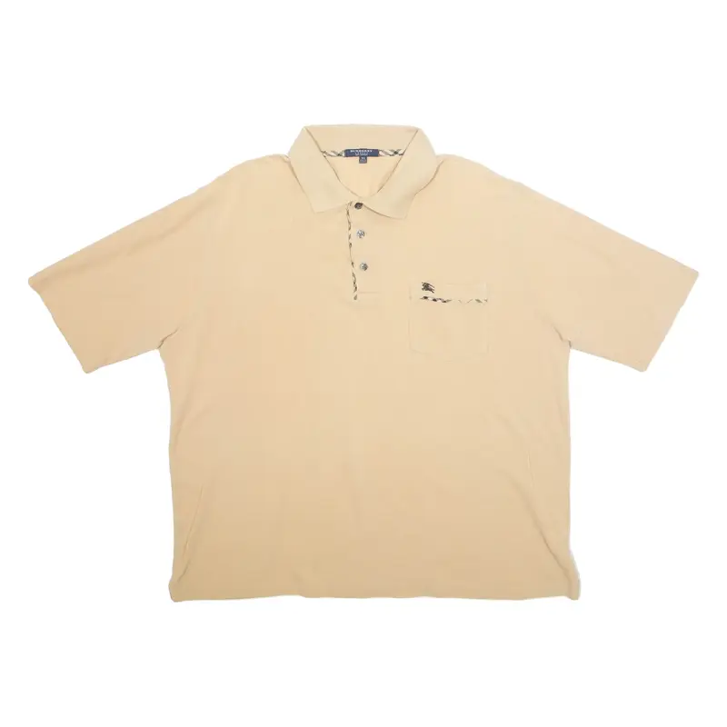 BURBERRY Mens Polo Shirt Beige XL