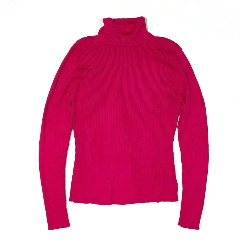 CASUAL CORNER Jumper Pink Roll Neck Womens M