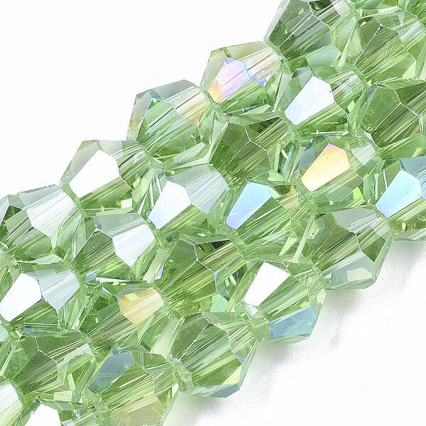 Electroplate Glass Beads Strands